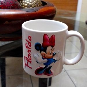 Disney Minnie Mouse 3D Florida Coffee Cup